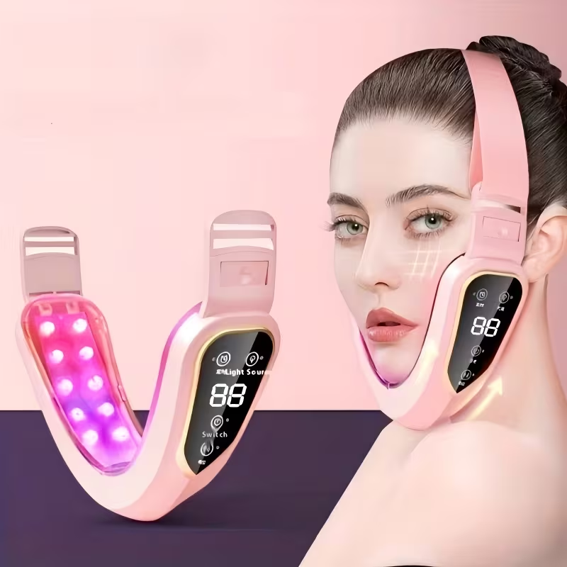 Masażer V-Face LED do Twarzy i Szyi Ritualia